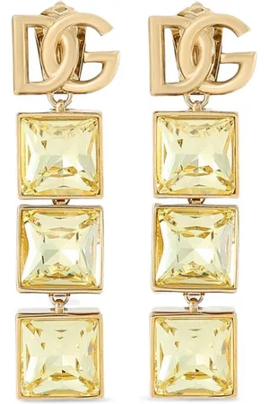 Dolce & Gabbana Pendientes con placa del logo
