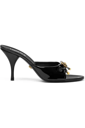 VERSACE Mules Opera Bow con tacón de 85 mm