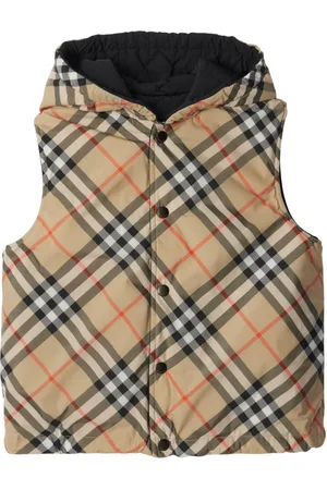 Burberry Chaleco reversible con estampado Check