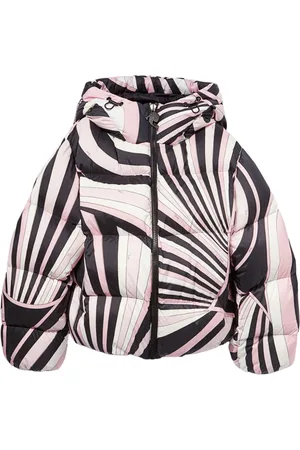 Puccini Plumífero con estampado Iride