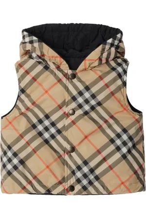 Burberry Chaleco reversible con estampado Check
