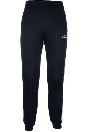 EA7 Pantalones de chándal con logo bordado