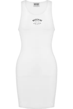 Moschino Vestido corto con logo estampado