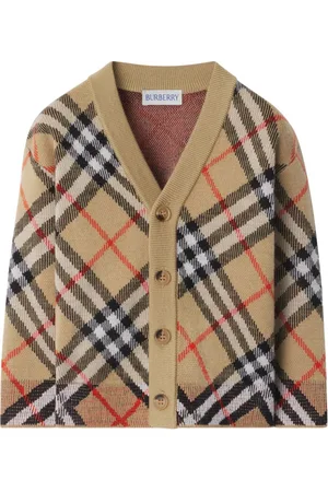 Burberry Cárdigan de lana Check