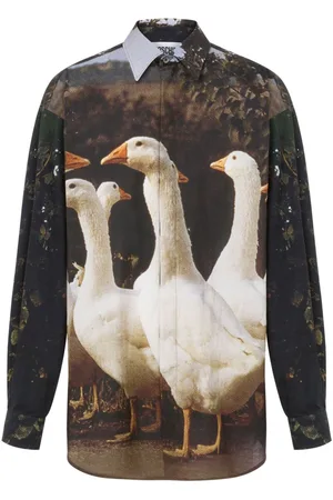 Moschino Camisa con estampado gráfico