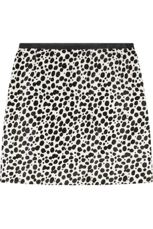 VERSACE Minifalda con estampado Dalmatian