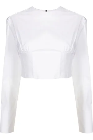 Gloria Coelho Camiseta con paneles de corsé