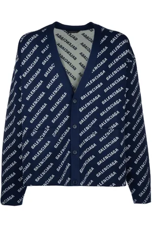 Balenciaga Cárdigan con logo estampado