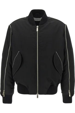 OFF-WHITE Chaqueta bomber con cremallera