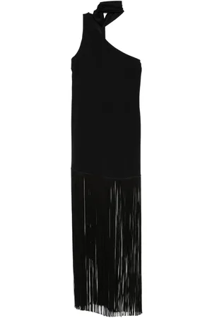 ‎Taller Marmo‎ Vestido con flecos asimétrico