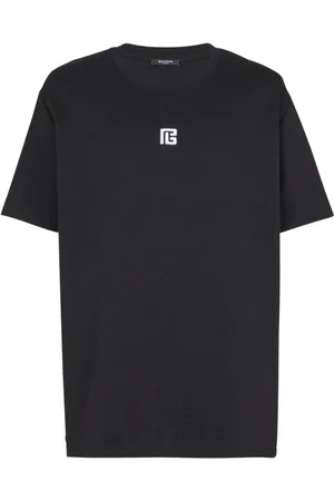 Balmain Camiseta con logo bordado