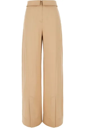 Alberta Ferretti Pantalones palazzo con cierre oculto