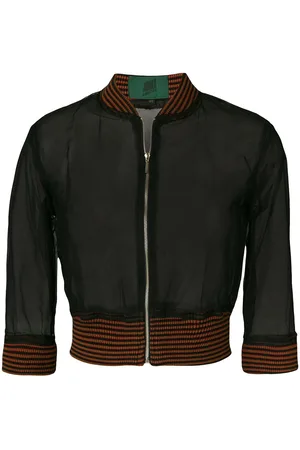 Jean Paul Gaultier Chaqueta bomber translúcida