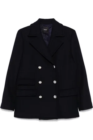 THEORY Chaquetón con acabado afelpado