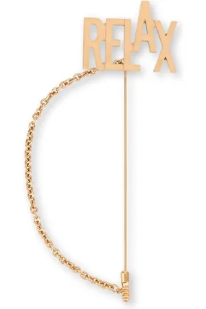 Moschino Broche con letras Relax