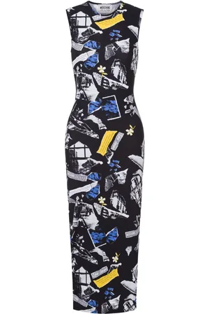 Moschino Vestido midi estampado
