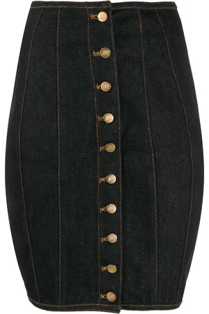 Jean Paul Gaultier Falda vaquera tipo corsé 1992