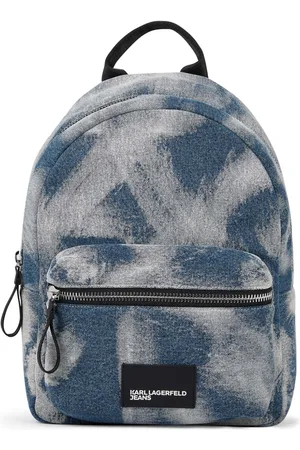 Karl Lagerfeld Mochila vaquera con parche del logo