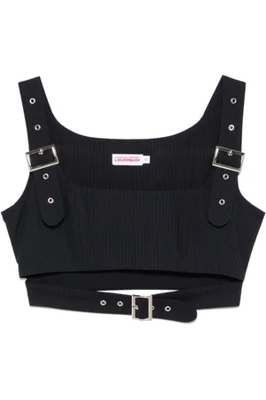 Charles Jeffrey Loverboy Top corto con cinturón