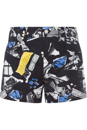 Moschino Pantalones cortos con estampado de recortes