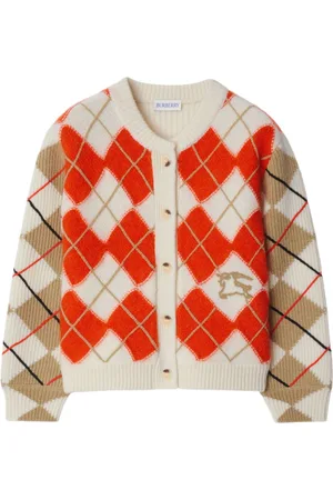 Burberry Cárdigan con motivo de rombos
