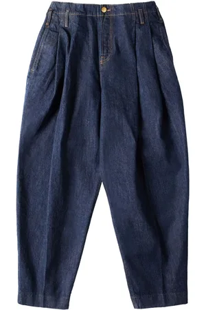 Kenzo Pantalones tapered con aplique del logo