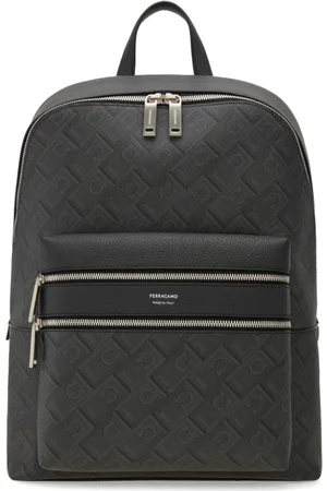 Salvatore Ferragamo Mochila con diseño en relieve