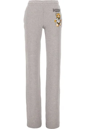 Moschino Pantalones joggers de algodón con estampado Bear
