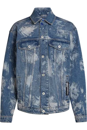 Karl Lagerfeld Chaqueta vaquera con efecto lavado