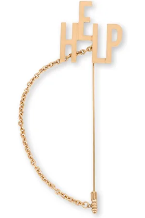 Moschino Broche con letras Help