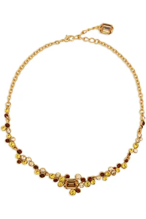 Oscar de la Renta Collar con varios cristales en racimo