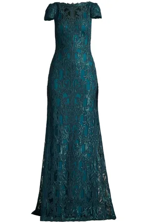 Tadashi Shoji Vestido de fiesta Garwood con lentejuelas bordadas