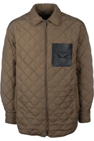 Emporio Armani Plumífero con logo en relieve