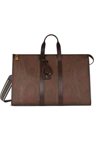 Etro Bolso de viaje grande con estampado de cachemira