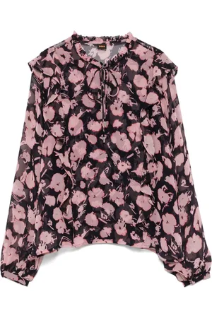 HUGO BOSS Blusa con motivo floral