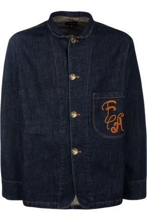 Emporio Armani Chaqueta vaquera con logo bordado