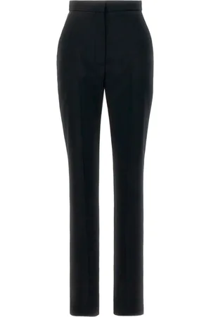 Alexander McQueen Pantalones con cierre de botón