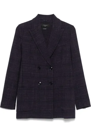 Circolo Blazer a cuadros con doble botonadura