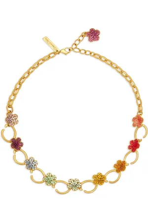 Oscar de la Renta Collar de cadena Crystal Flower O