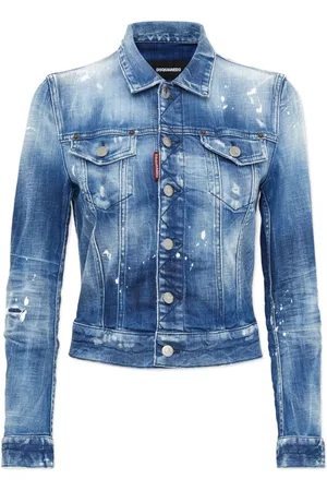 Dsquared2 Chaqueta vaquera con efecto envejecido
