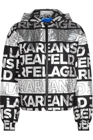 Karl Lagerfeld Chaqueta con logo estampado