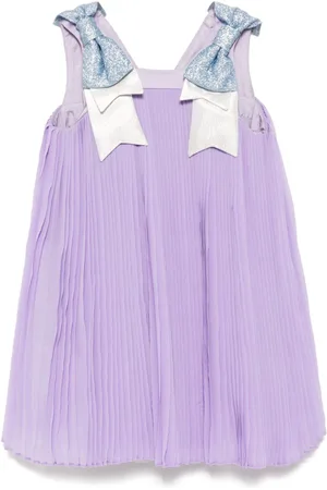 HUCKLEBONES LONDON Vestido trapezoidal plisado
