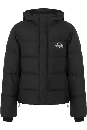 Moschino Plumífero con logo bordado