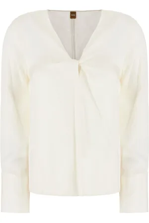 HUGO BOSS Blusa con frente retorcido