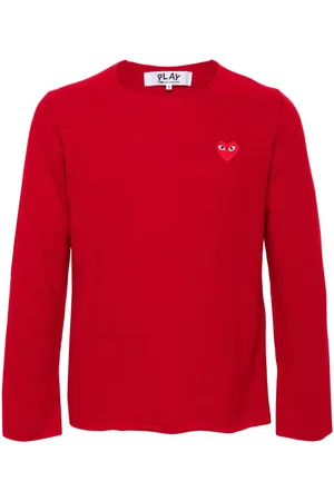 Comme des Garçons Jersey con parche de corazón