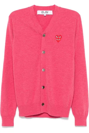 Comme des Garçons Cárdigan con parche de corazón