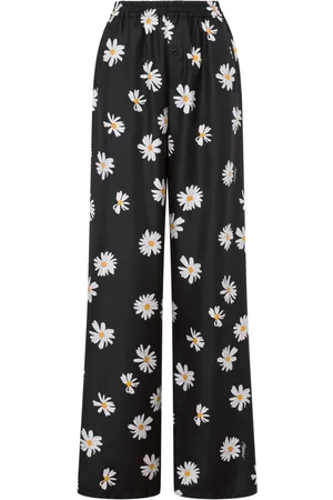 Moschino Pantalones con margaritas estampadas
