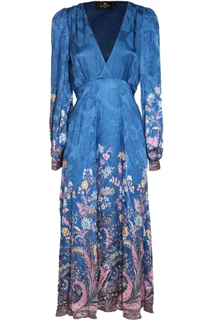 Etro Vestido largo estampado