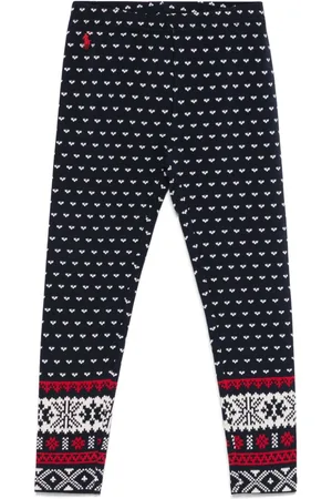 Ralph Lauren Leggins de punto fair isle