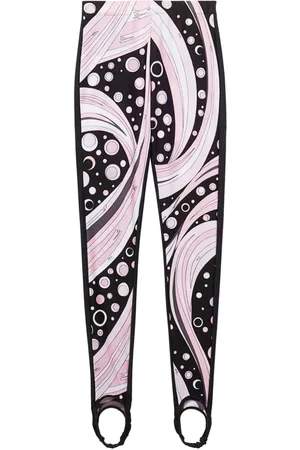 Puccini Leggins deportivos con estampado Fontane